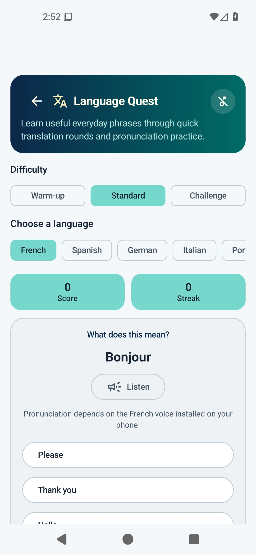 Language Quest